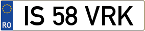 Truck License Plate